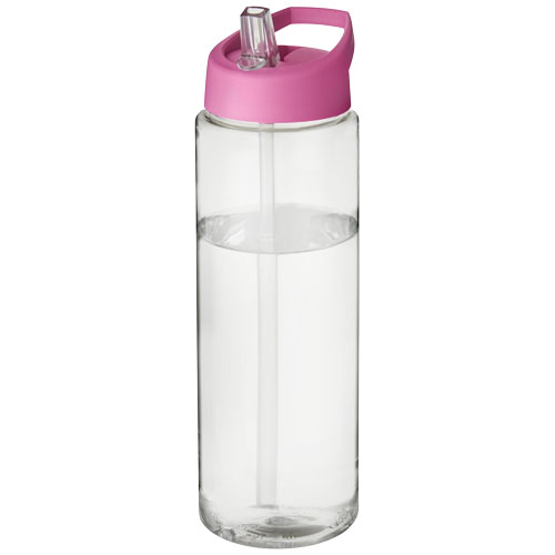 Bouteille promotionnelle de sport 850ml H2O Active® Translucide et Rose